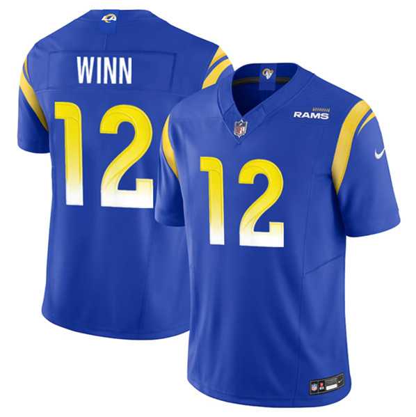 Men & Women & Youth Los Angeles Rams #12 Dresser Winn Blue 2023 F.U.S.E. Vapor Untouchable Limited Jersey->los angeles rams->NFL Jersey